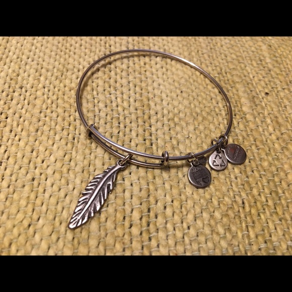 Alex and Ani Jewelry - Alex & Ani feather bangle